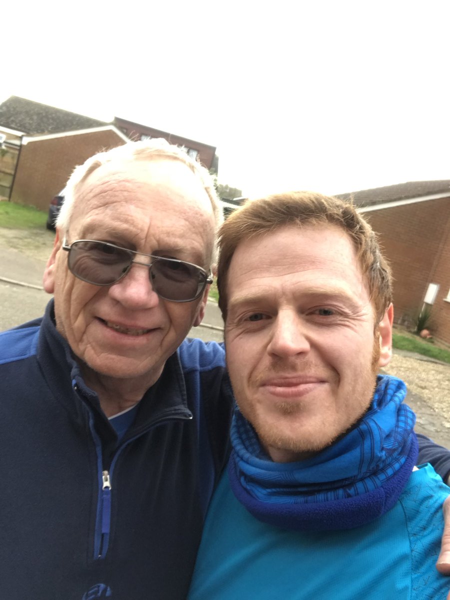 markarmy's tweet photo. 11 miles this morning. Thanks to the old man for keeping me company on his bike. Time for a bacon sarnie! #RunAnglia #ukrunchat https://t.co/u8Z83E2RnS