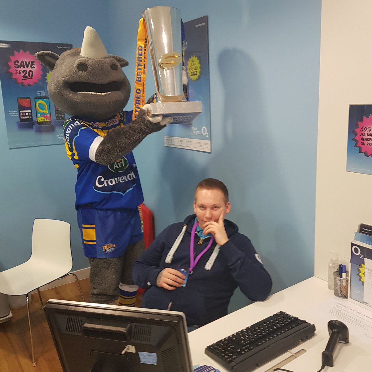 Reece our Cas tigers fan looking happy 😂😂😂😂