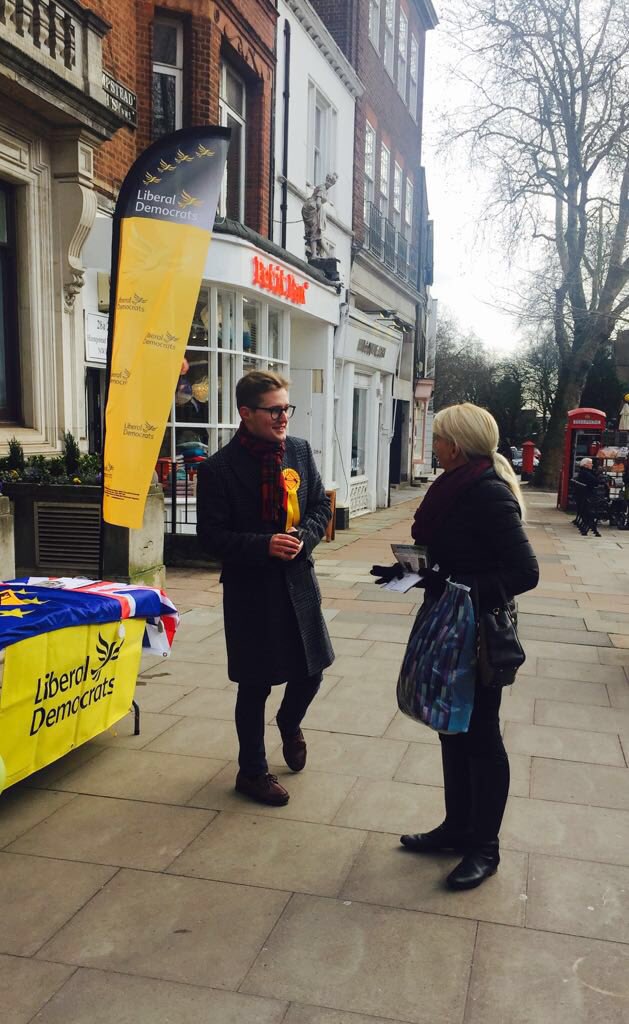 WillJColes's tweet photo. Launched our campaign for Hampstead Town on the High Street this morning. Several people said they were happy to see us instead of the Tories! https://t.co/WQTH8N0DLB