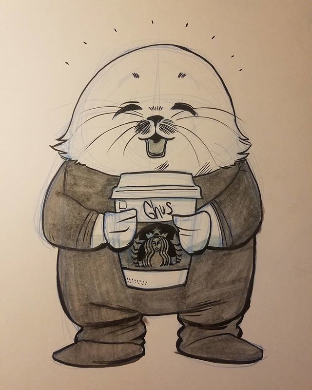 TimeFiddler's tweet photo. Decided to do some gray shading to give it more depth after working on the Cassandra commission. #commissions #art #Lumacon #ink #grayscale #ghus #saga https://t.co/8oiDK200bx https://t.co/AsDL5vIUGH