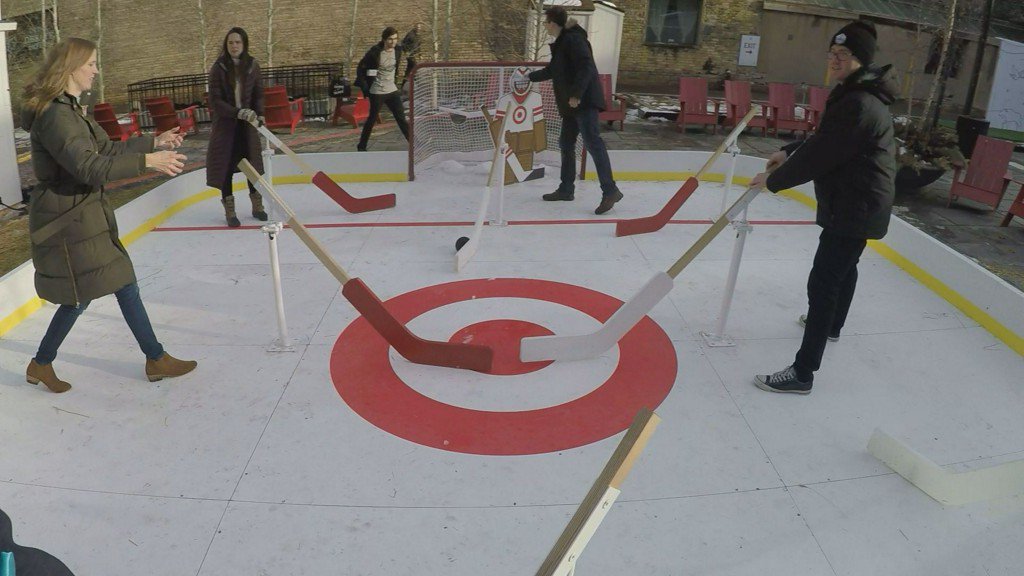 kare11's tweet image. Bullseye Lodge brings fun to Super Bowl week kare11.tv/2DErHan