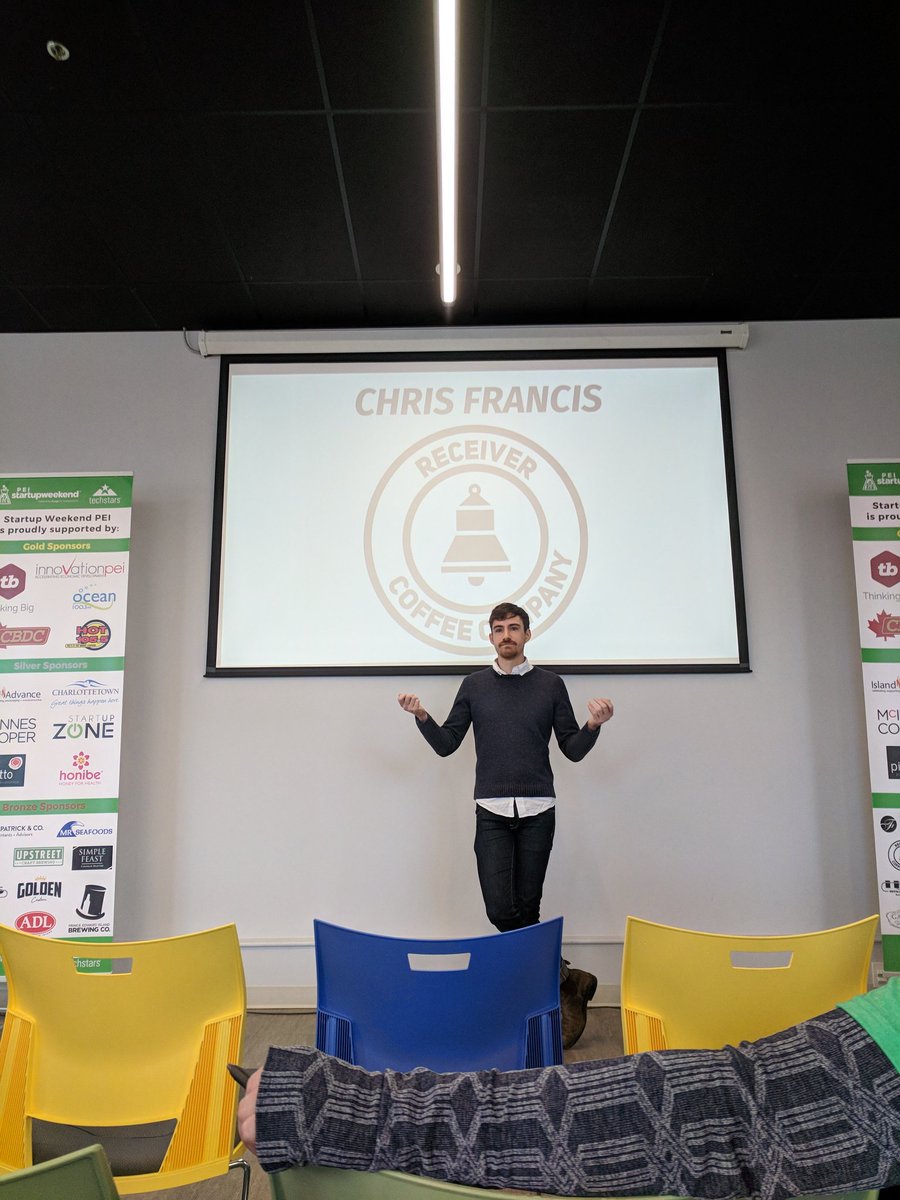 Rev_IQ's tweet photo. Awesome key note from Chris Francis @Receivercoffee !! So inspiring! #smallbusiness #swpei @PEIstartup #welovecoffee #local https://t.co/NxFluv8zHu
