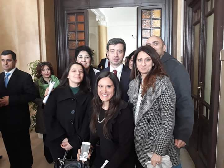 UnAssGiudiziari's tweet photo. Il Ministro @AndreaOrlandosp con i rappresentanti CIAG a #Catanzaro per inaugurazione #annogiudiziario. #idoneiassistentigiudiziari #ScorrimentoTotaleGraduatoria https://t.co/YbM6s4oWvQ