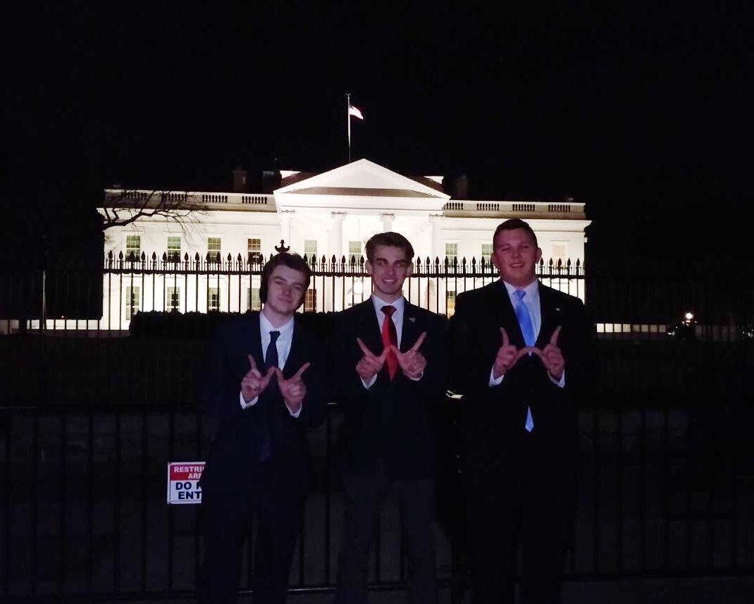 Wisconsin winning at the White House 👐🏼 #OnWisconsin #YAFCON <a href="/yaf/">YAF</a>