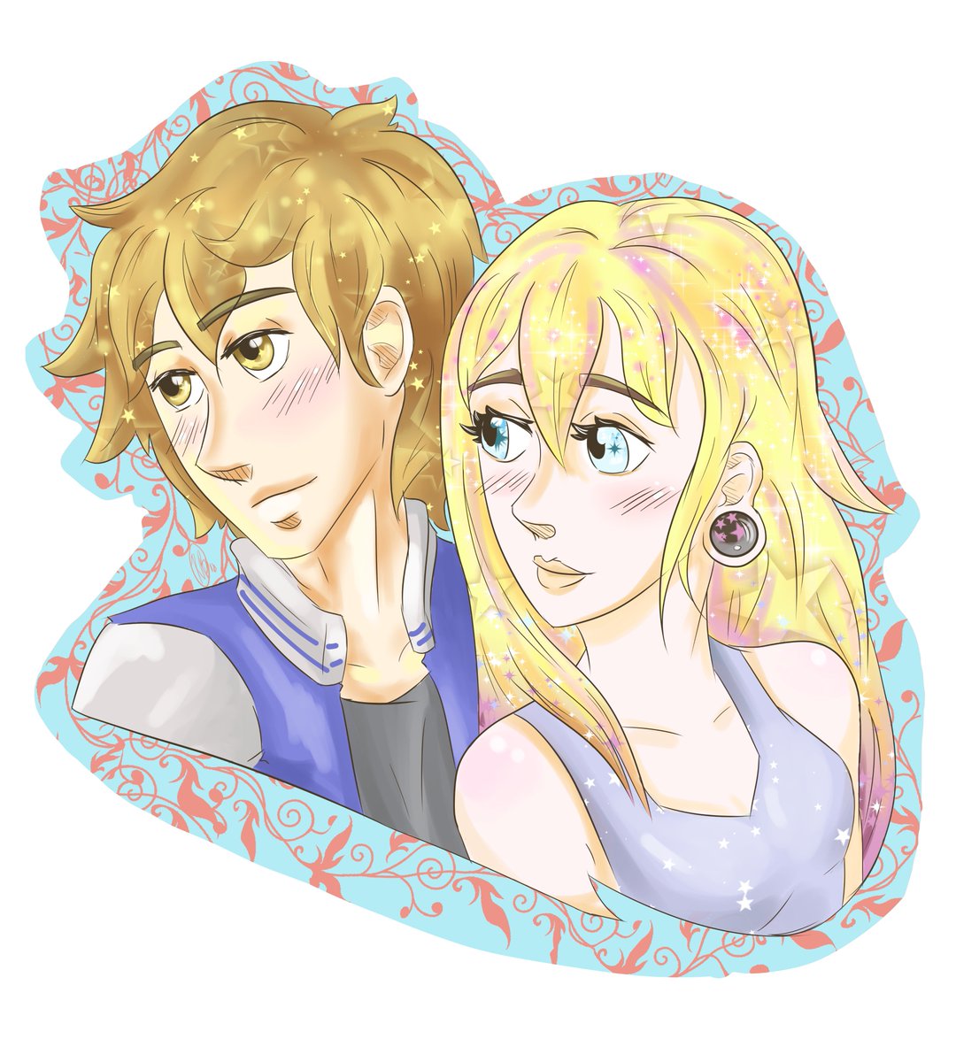 RoxyBoxArt's tweet photo. super fun and absolutely adorable bust couple commission!! (ﾉ≧∀≦)ﾉ
art by me <3 https://t.co/7Qd7iOXnj5