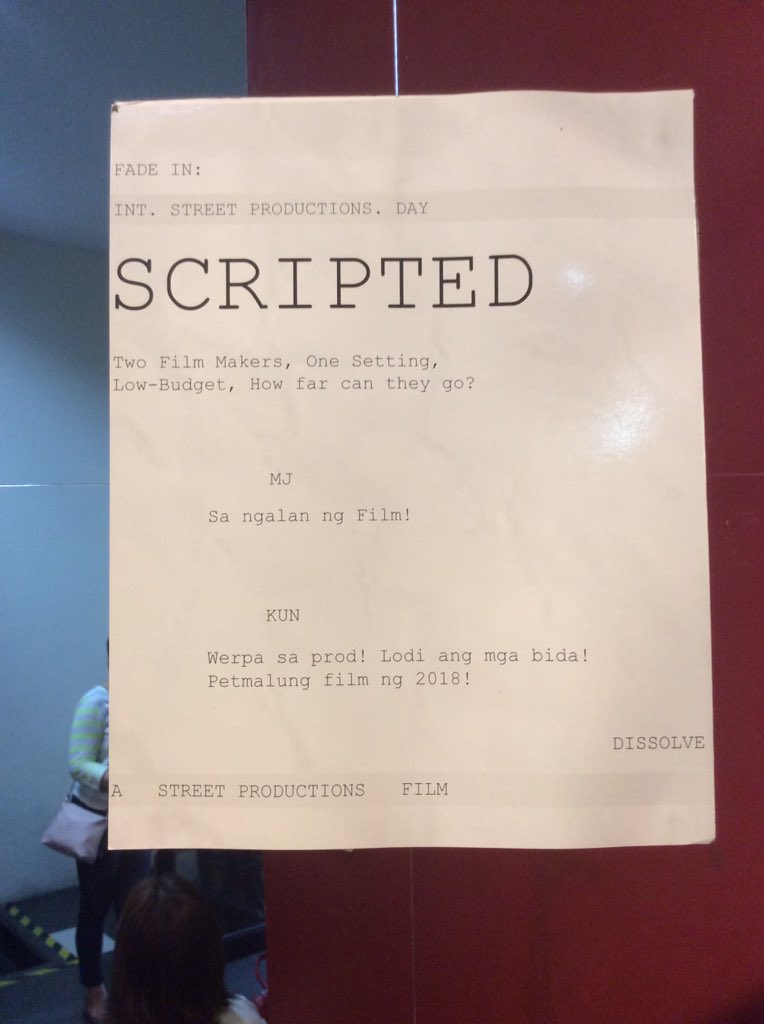 josecarlosIII's tweet image. Pinatutunayan na wala sa budget o artista ang batayan ng isang magandang film. 

All it takes is the courage and creativity of one's mind. Sooooliiiid! Sa susunod na taon uli! #scripted 🔥🔥

#CineMapúa2018