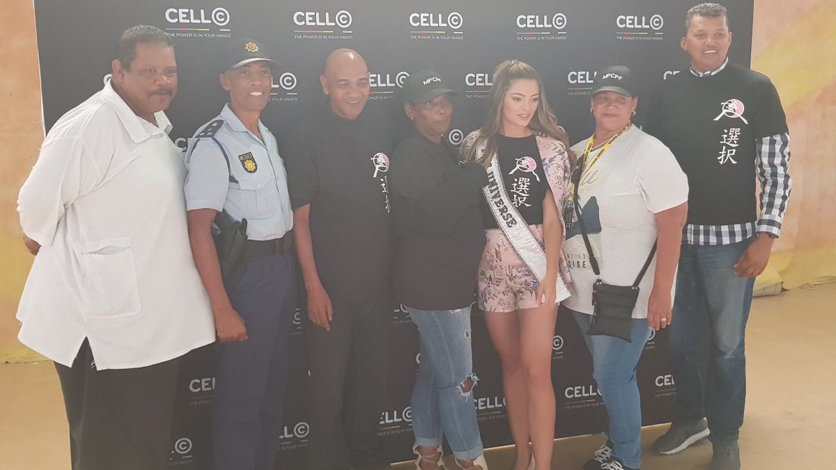 mplaincpf's tweet image. #unbreakable a campaign by miss universe the mayor .Clr and station commander @MbalulaFikile @SAPoliceService @Abramjee @ewnreporter @VOCfm