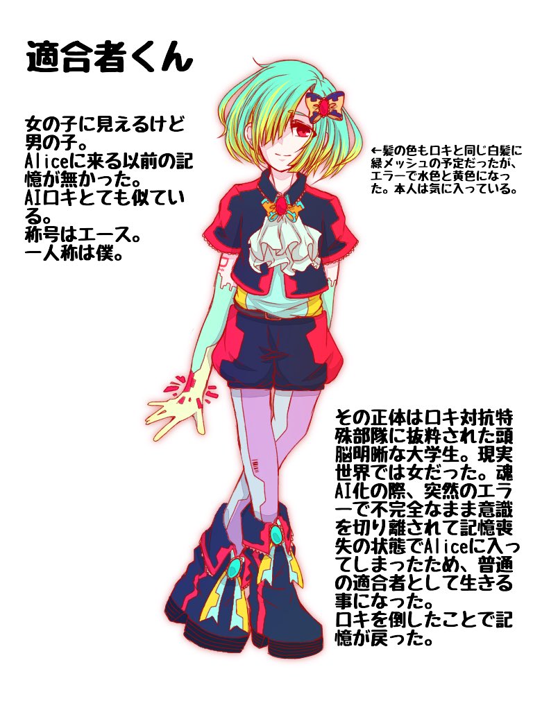 なぎた V Twitter クラッシュフィーバー適合者かいてみた 手癖で描いてたら完全ロキになっちゃったからそれっぽい設定3分で考えて付けてみた 笑 描いてて楽しかったᕙ ټ ᕗ