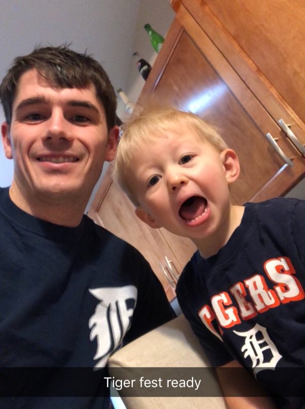 Kelsino2's tweet photo. @tigers  Boys are ready for Tigersfest https://t.co/badirWf7Eb