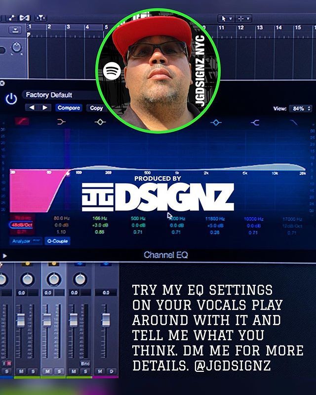 JGDSIGNZ's tweet photo. TRY THESE SETTINGS
ON YOUR VOCALS PLAY
AROUND WITH IT AND
TELL ME WHAT YOU
THINK. DM ME FOR MORE
DETAILS. @JGDSIGNZ -
-
-
#jgdsignz #musicproducer #multimedia #multimediaartist #multimediaartists #nowplaying #channelEQ #logicprox104 https://t.co/0v2LrO5Wja https://t.co/r25QMhju3L