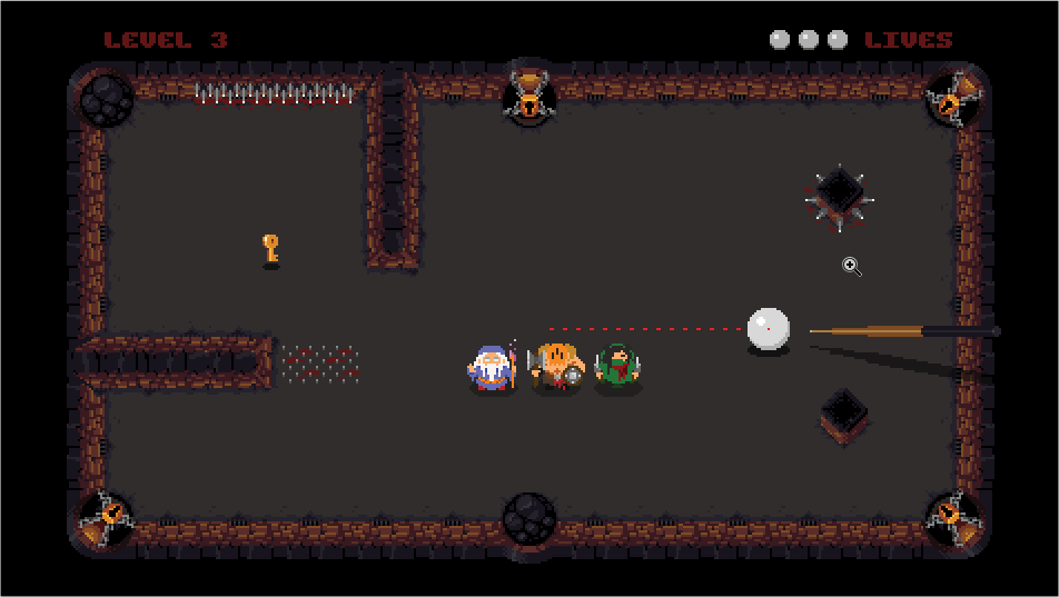 hgvaz's tweet photo. Have you ever imagined what could be a Dungeon Crawler Pool Game? #GGJ2018 #gamedev #beholdstudios #gamejam https://t.co/Ha48VFg55L