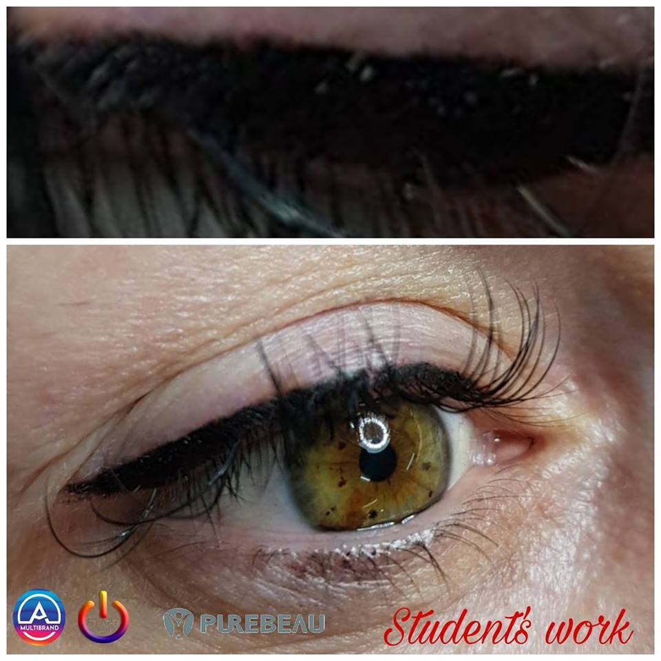 MariaMargineanu's tweet photo. ❤Purebeau pigment
 ❤Permanent Mack-up Eyeliner ❤student's work 😍😍😍
 #anamariamargineanu #startacademy #cursuri #training  #permanentmakeup #eyeliner https://t.co/lE9kBdTuFd