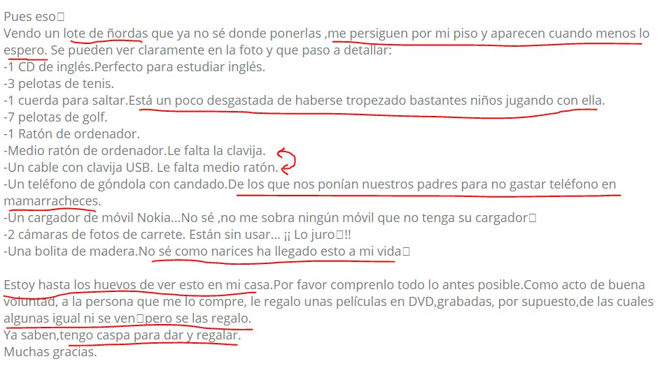 CosasOnline's tweet photo. Lote de ñordas que me persiguen por casa y me tienen hasta los cojones. Visto en #Vibbo https://t.co/F01iFmhL1C