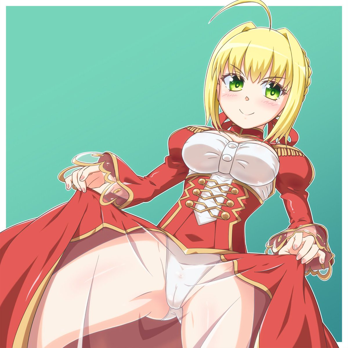 Fgo 赤セイバーはかわいいな エクストラ放送楽しみ よすずのイラスト