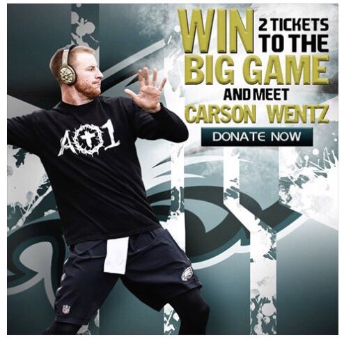 AO1Foundation's tweet image. Time is running out! Will you be going to the Super Bowl? Click the link to enter now: prizeo.com/eagles