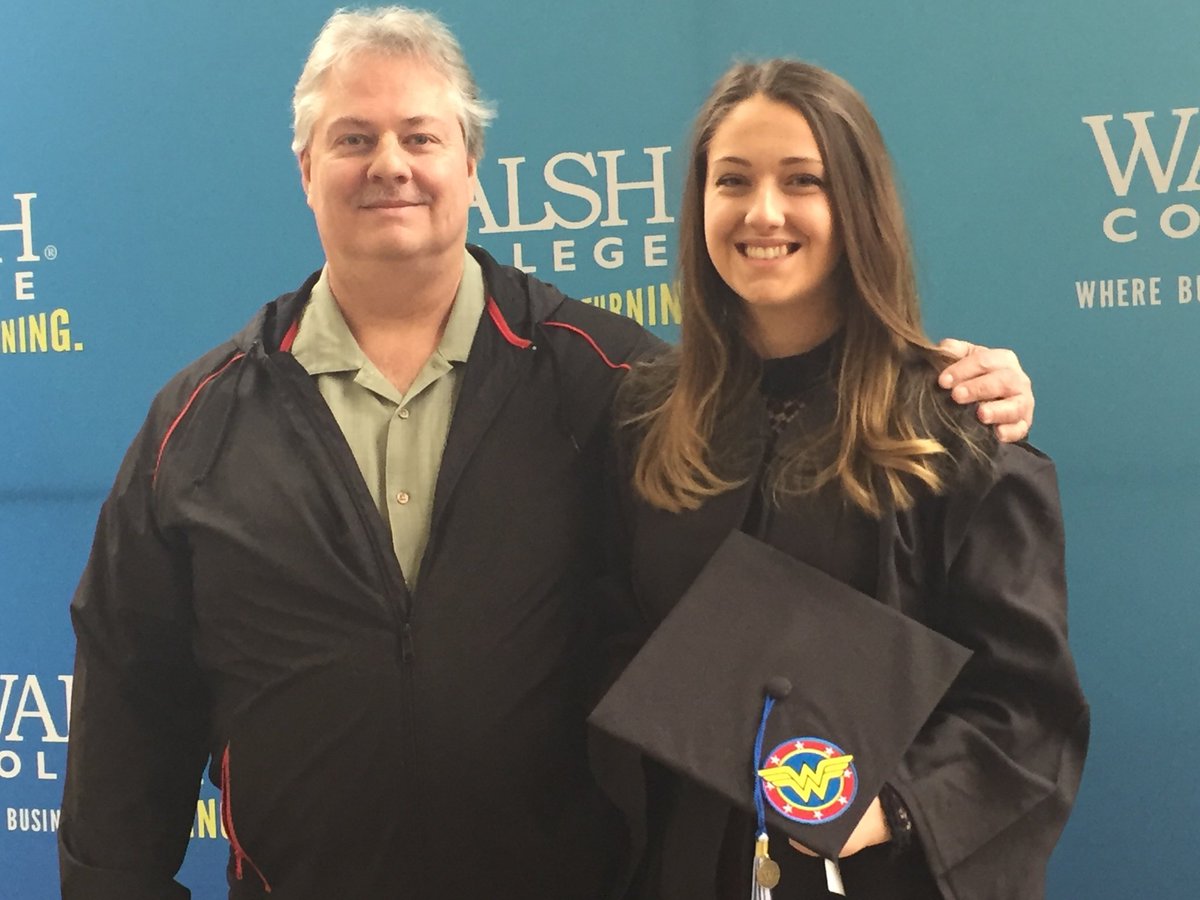 walshcollege's tweet photo. Today we're celebrating Walsh's 110th Commencement. Congrats to the new grads who will join the ranks of 29,000 fellow alumni! #WalshPride #WalshGrad https://t.co/FvoN0sgVww