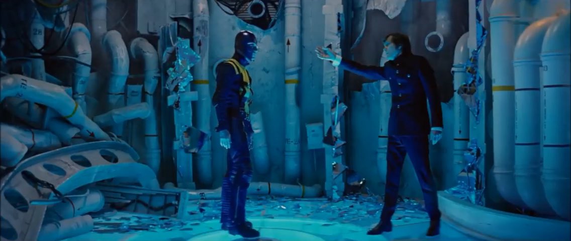 _SebastianShaw's tweet image. Outstanding, Erik. So we unlock your gift with anger. Anger and pain. You and me we're going to have a lot of fun together.