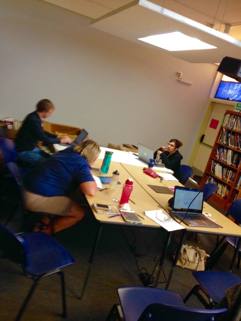 Great morning with the new Instructional Design and Assessment #PLC 📚 currently self assessing the engagement in our classrooms