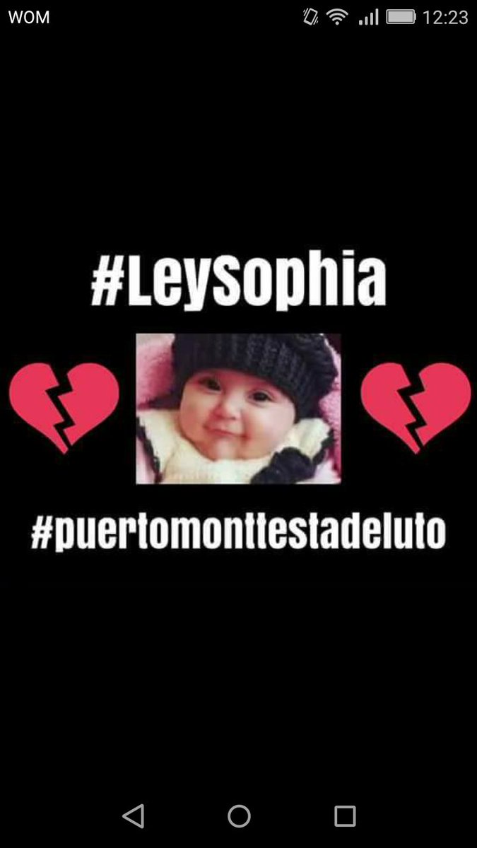 jannythaz21's tweet image. #LeySophia #PuertoMonttEstaDeLuto 😢