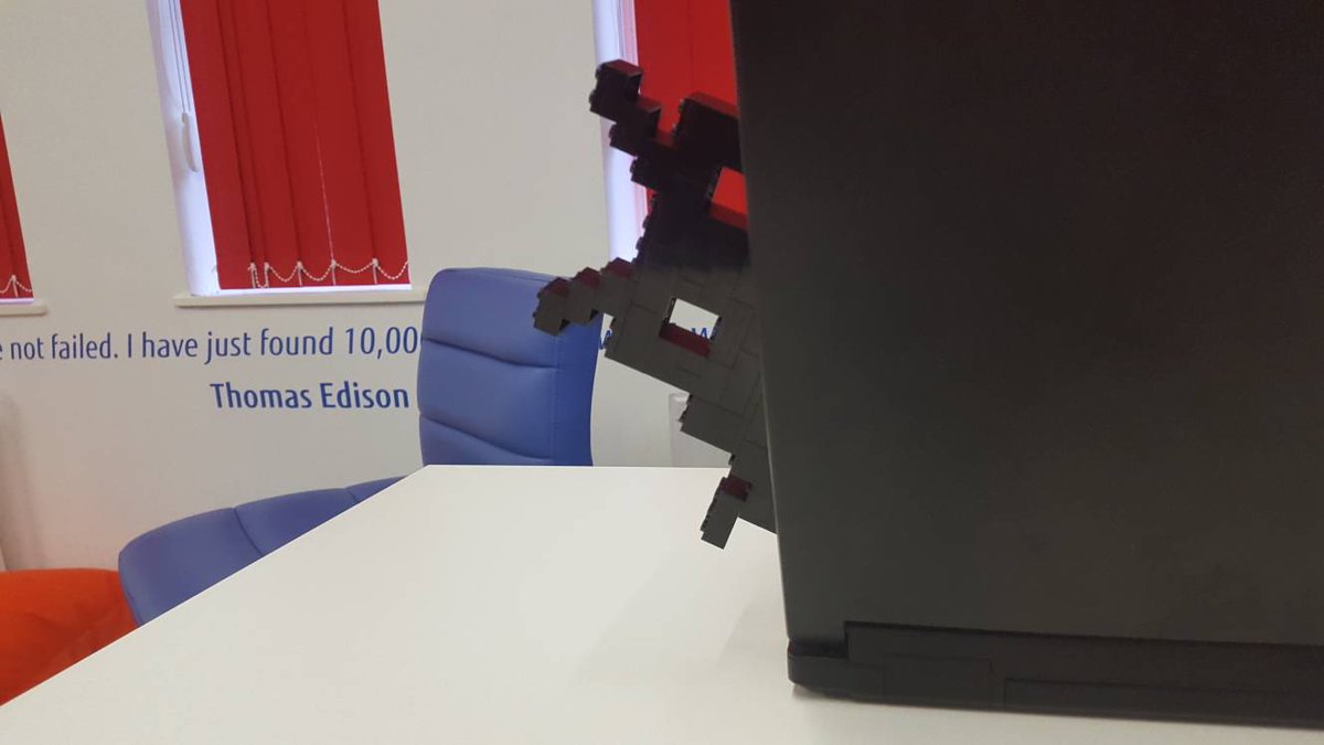 bytesfestivals's tweet photo. We named him allen, hes hiding in the hub. Can you find him? #spaceinvaders #weekendbytes #TNMOC https://t.co/h19bGragYG