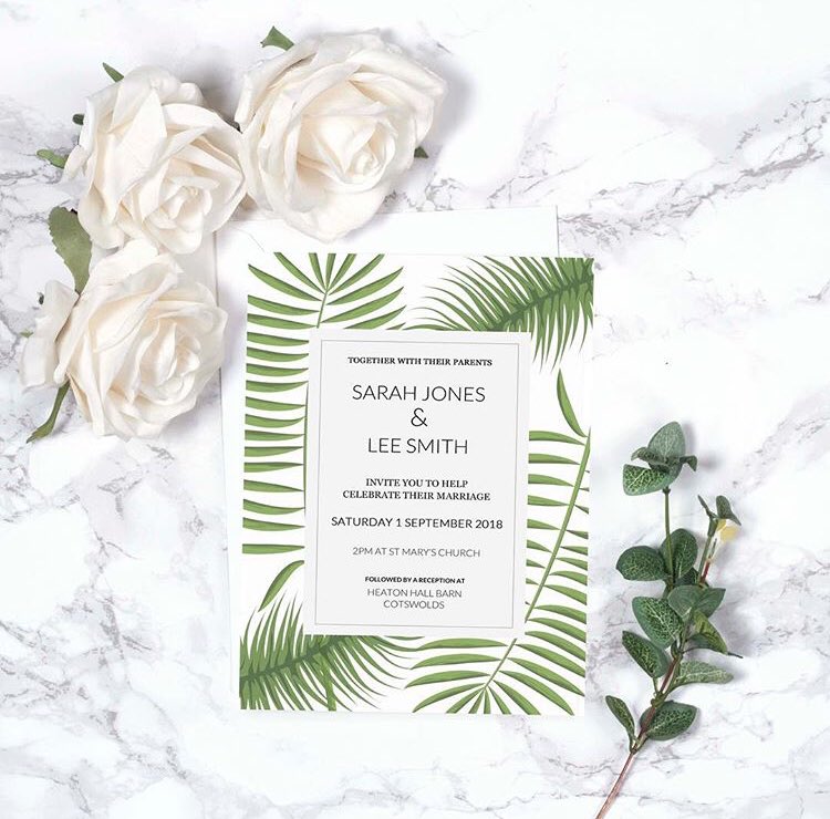Our super stylish botanical #wedding #invitations are sure to set the tone for your big day.