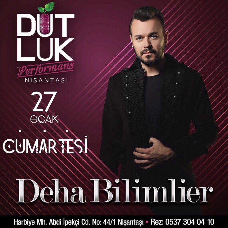 Bu gece #dehabilimlier konseri..