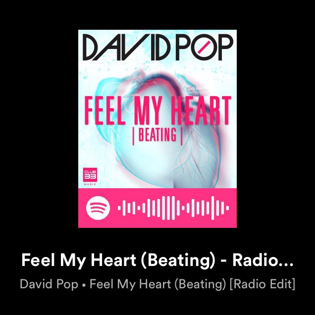 DavidPopFANS's tweet photo. Solo 9000 plays separan a #FeelMyHeart del medio millón de reproducciones !! Vamos #EjercitoPop @DavidPopMusic https://t.co/giXxKv407j https://t.co/KE2mOLlWGZ