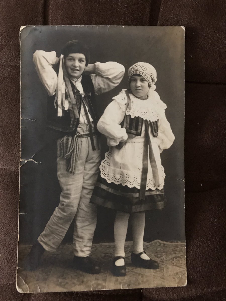 Anny (right) and her sister Lotte dressed up for Purim in Austria before the war. #HolocaustRememberanceDay #Documentary