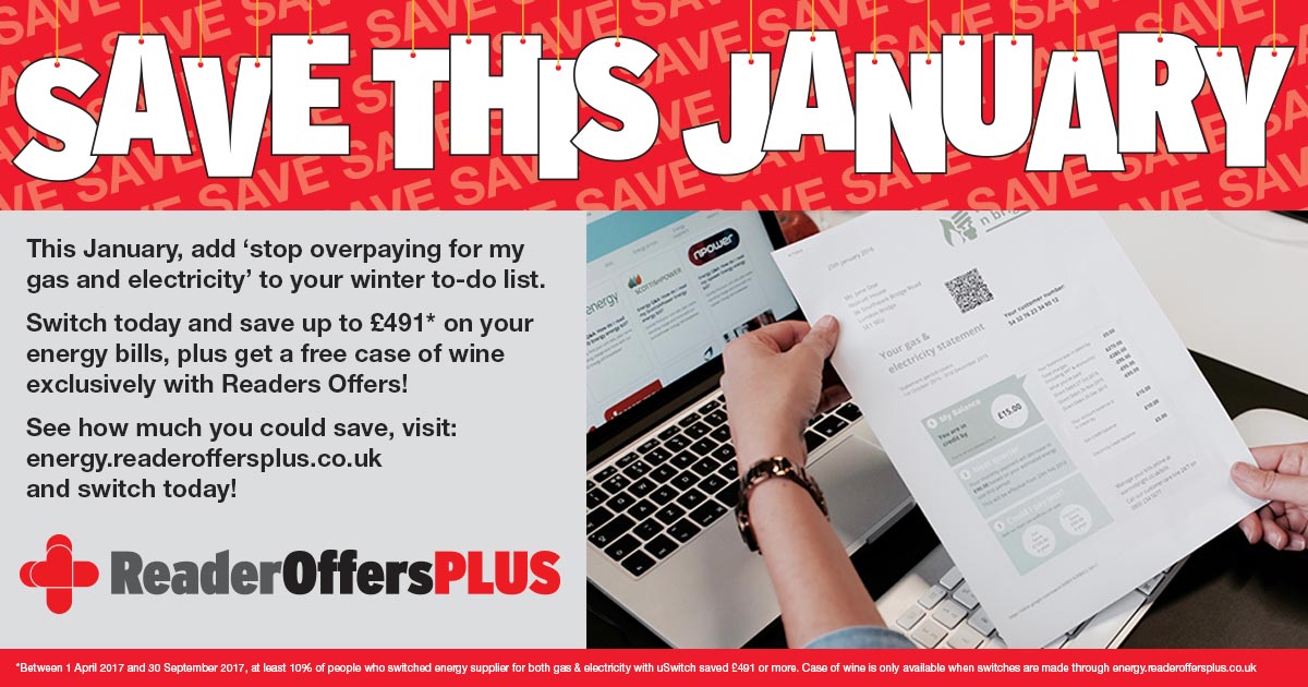 Stop overpaying for your gas and electricity this January. A special offer for our readers here: bit.ly/2zKiID9