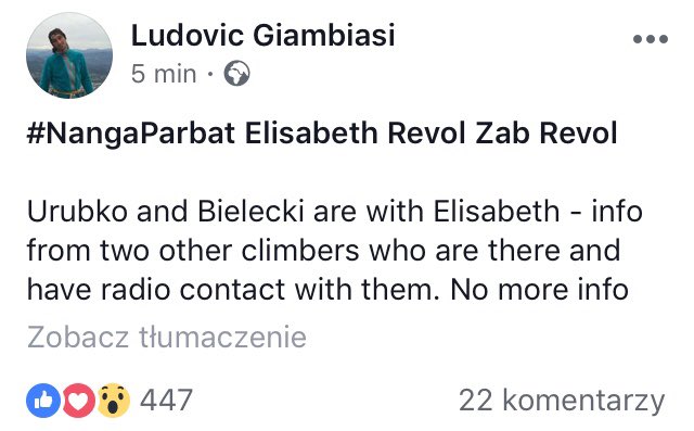 ❗️❗️❗️#NangaParbat  Mają #Revol! Via Ludovic Giambiasi, partner E. Revol