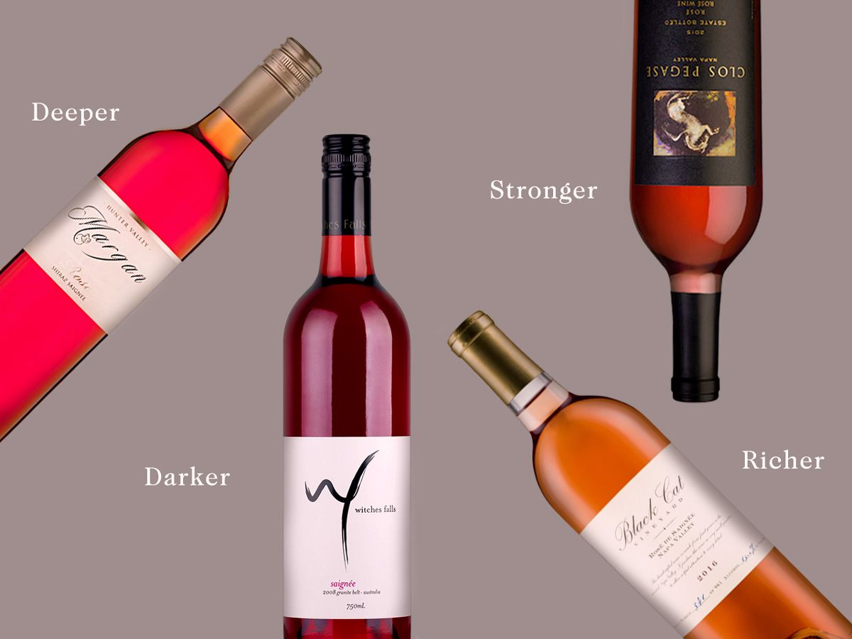 WineFolly's tweet photo. Saignée rosé: The bigger, darker, stronger pink drink. When things heat up, you'll want to reach for one of these. https://t.co/GMN3ikoKI1 #rose #saignee https://t.co/LypvVqIVuj