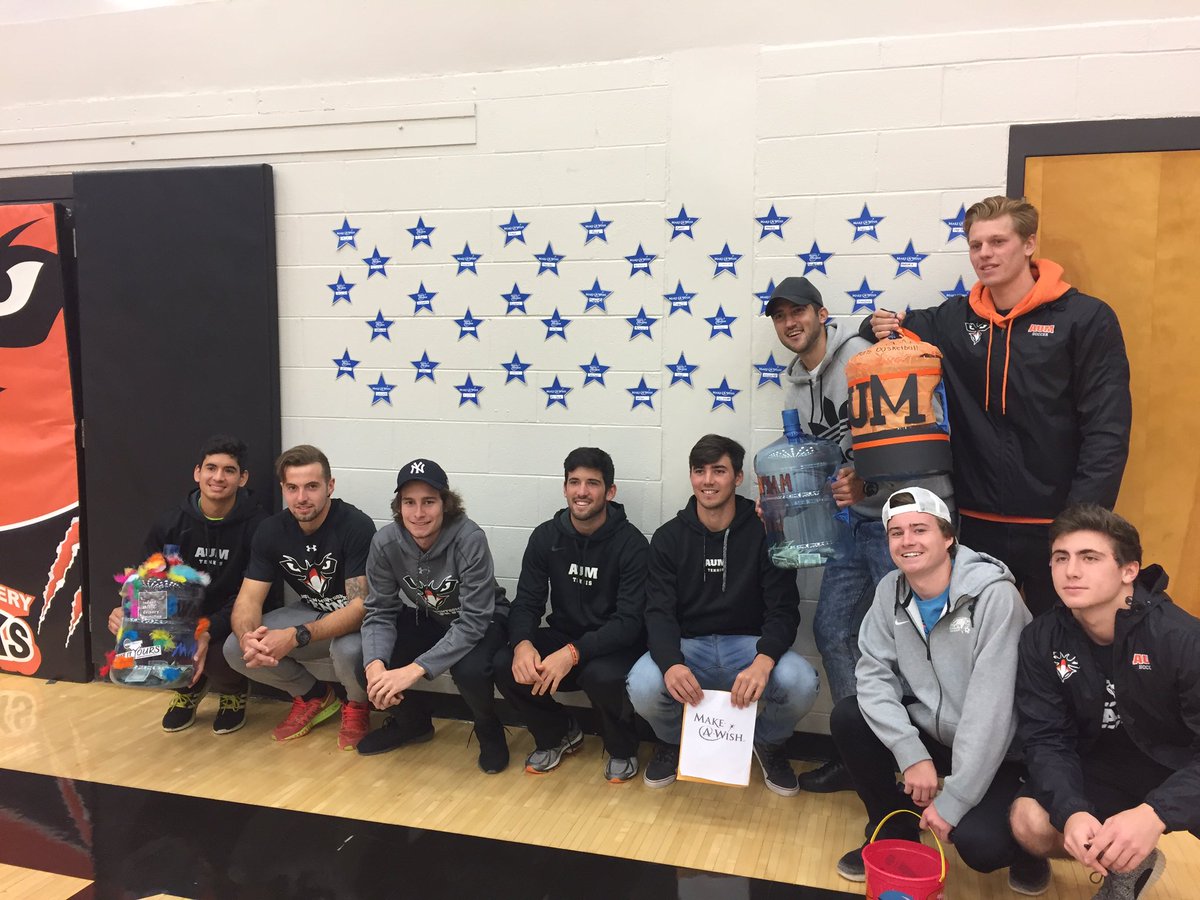 Homecoming Weekend <a href="/AUMathletics/">AUM Athletics</a>: <a href="/aum_saac/">AUM_SAAC</a> making a difference with #Make-A-Wish!!!