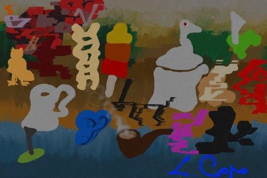 LukCops's tweet photo. Mi artwork #enjoylife #surrealism inspired by #expomagritte #magritte @FineArtsBelgium #Art  #print Ha https://t.co/1vcpYQYyRF
