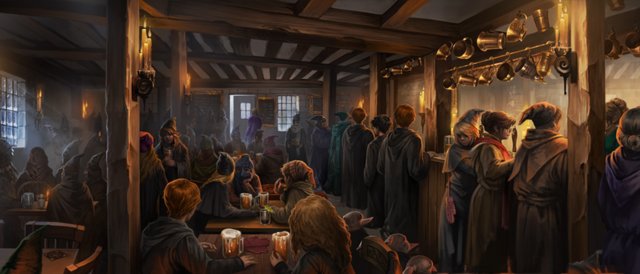 ¡Bienvenidos a Las Tres Escobas! ¿Qué os apetece tomar? #Hogsmeade