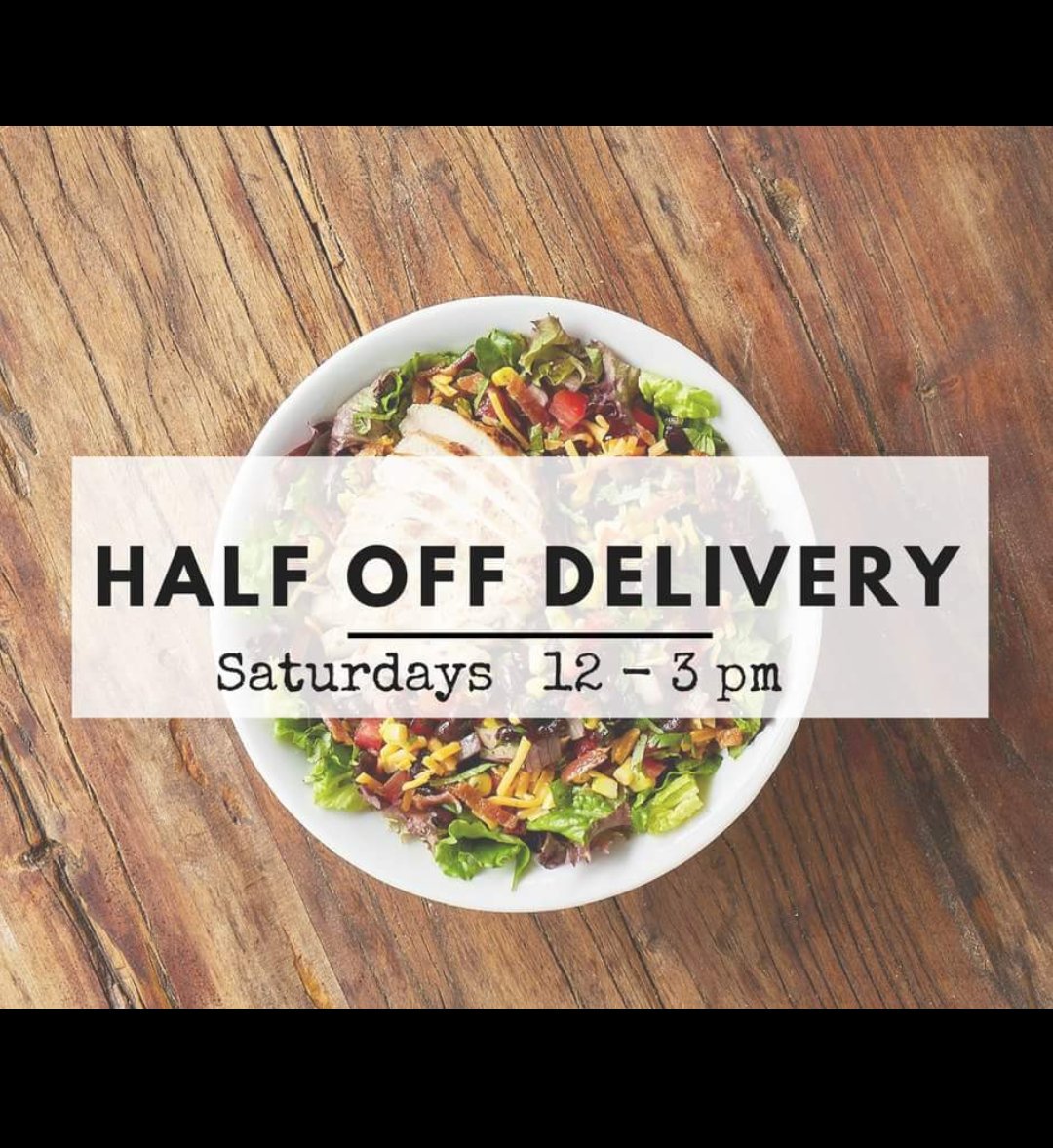 RequestDS's tweet image. Every Saturday from 12 - 3pm ENJOY half off deliveries. That's right! Enjoy your favorite foods at home for only $3. #relaxwithrequest