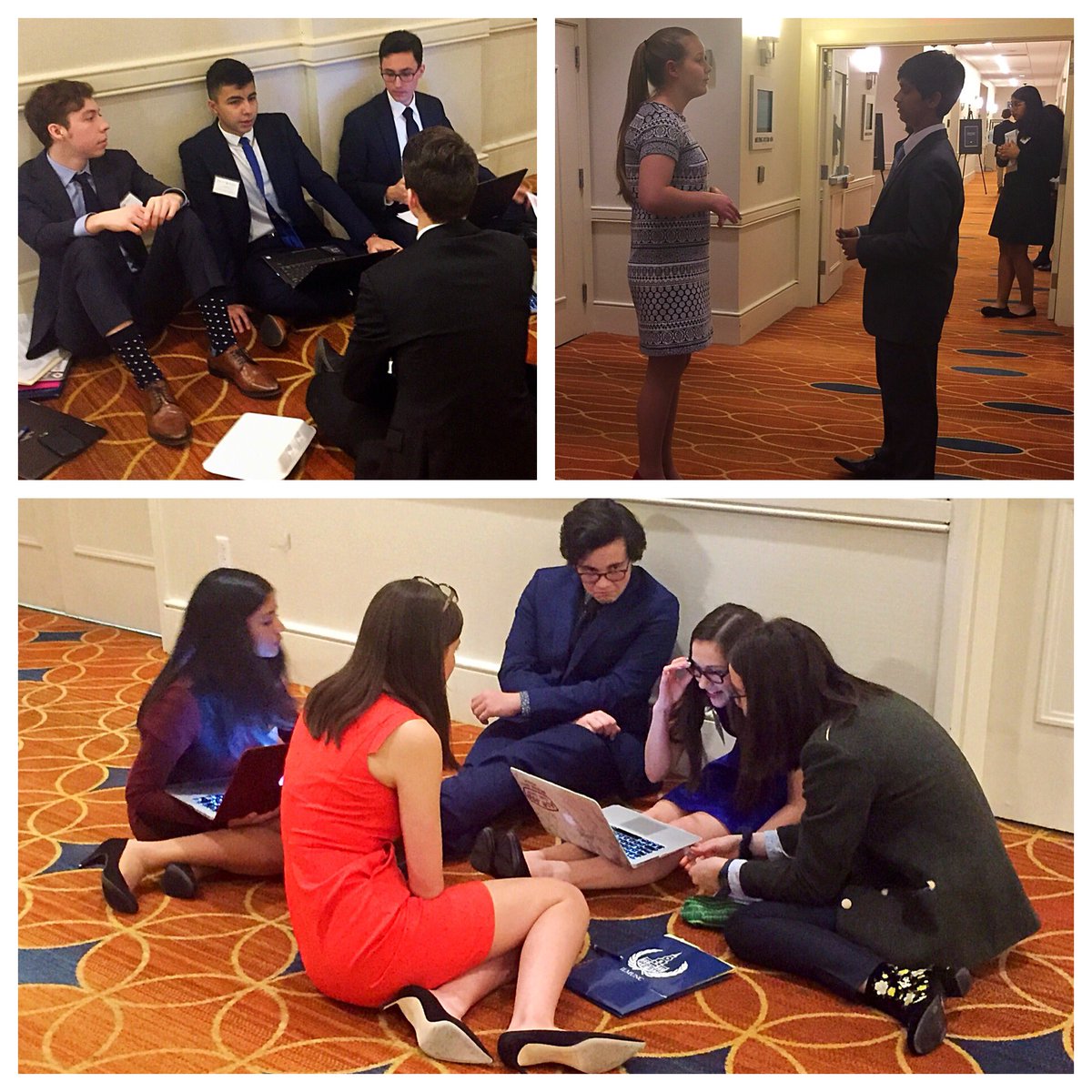 AshleyWarrenWWP's tweet photo. Diplomacy in action! #northmun students lead and learn at #ilmunc this weekend. @MsHannonWWP and I are so proud of our #mun family. #wwprsd #wwpnorth https://t.co/WL6oESTgkN
