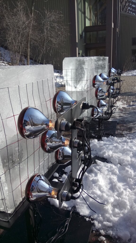 futuresnorth's tweet photo. Today is the day! Phase Two installation underway at @RichardsonTRPD. 
#publicart #ice #climatechange #minnesota #onlyinmn #dataspatialization https://t.co/ataAoYqbER