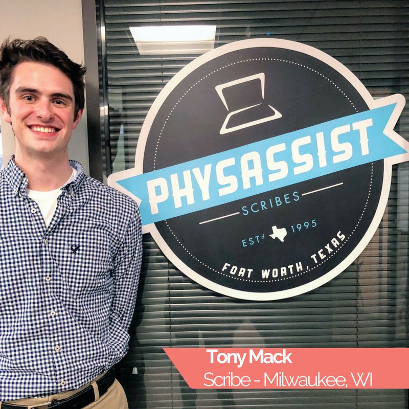 Phys_Recruiting's tweet photo. Today is #ScribeSaturday! We were excited to fly in our medical scribe, Anthony Mack, from Milwaukee to our corporate office in Fort Worth for our staff meeting! Thank you for being an outstanding scribe and all the hard work that you do #PhysFam https://t.co/PXNVYR8sOz