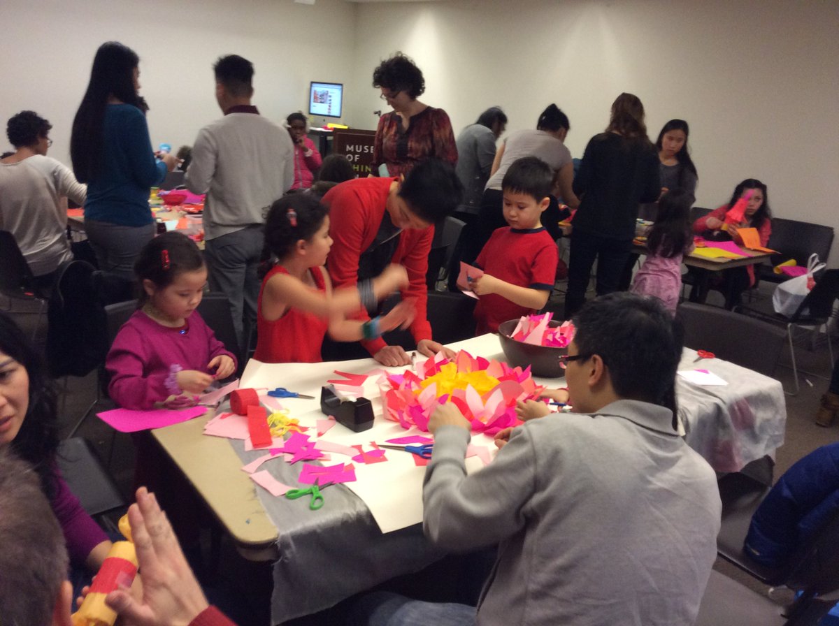 mocanyc's tweet photo. We need a little help. Our museum isn't quite "Lunar" yet. Come over for #MOCACreate and help us decorate with handmade lanterns, and other colorful creations for #LunarNewYear! Join us February 3 at 1-4pm. #MOCAFEST2018 #artsandcrafts More info: https://t.co/eskZqq8tTf https://t.co/QxCCLI7Jp7