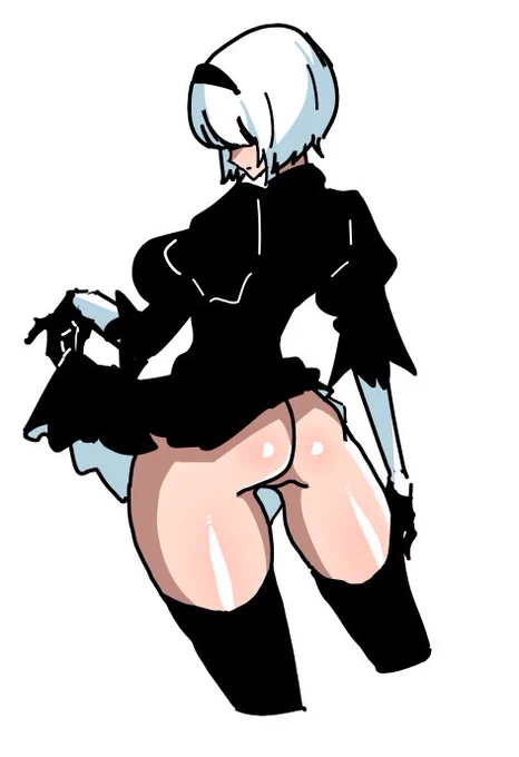 けつ 練習中 