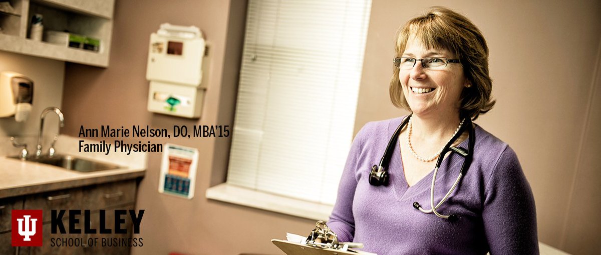 KelleyBizMed's tweet image. “I started the Kelley Physician #MBA with the idea I was going to make a change,” says Dr. Ann Marie Nelson. And she did—moving from family physician to a medical advisor at @LillyPad. Learn more at #ASAPM18, booth 606. bit.ly/2yVcD9C