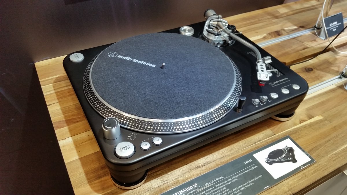 Audio Technica Usa On Twitter Nammshow Attention Djs Meet Some Of Our Newest Dj Equipment Ath Pro7x Headphones At Lp1240 Usb Xp Direct Drive Professional Turntable And At Xp7 Moving Magnet Cartridge Stop By And See Us At