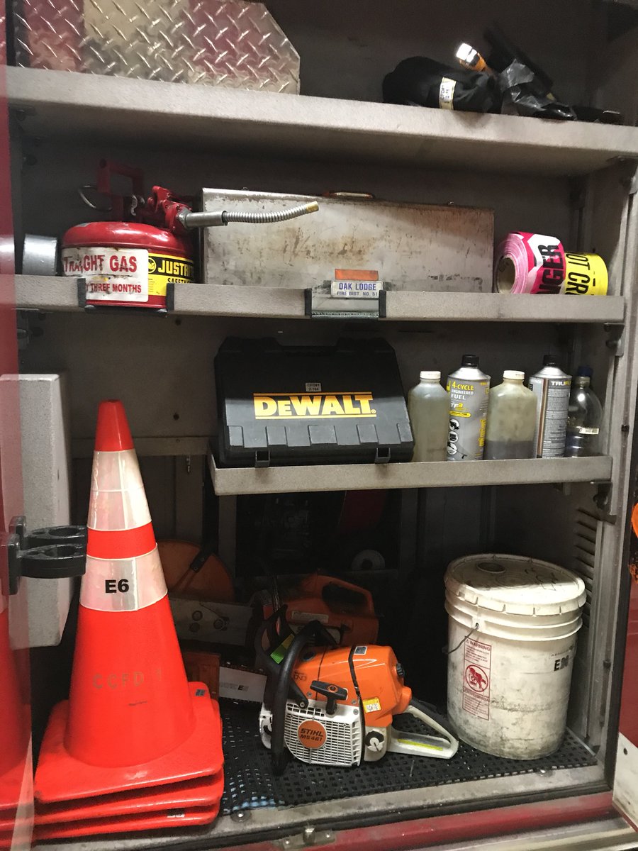 clackamasfire's tweet photo. Guess what today is? It’s Rig check Saturday! Every fire apparatus gets a detailed look into ALL of the main working parts and equipment. Whew! Busy day! #rigchecks #safetyfirst #fireengine #rainorshine #apparatusoperator https://t.co/05mljuFjF8