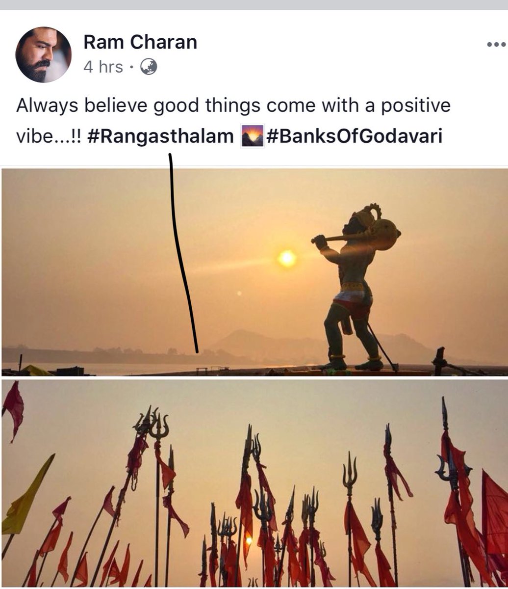 upasanakonidela's tweet photo. Now that’s special Mr C. We believe in the power of positivity. 🙏🏼😊 #RamCharan #Rangasthalam https://t.co/CP5zHbkGDl