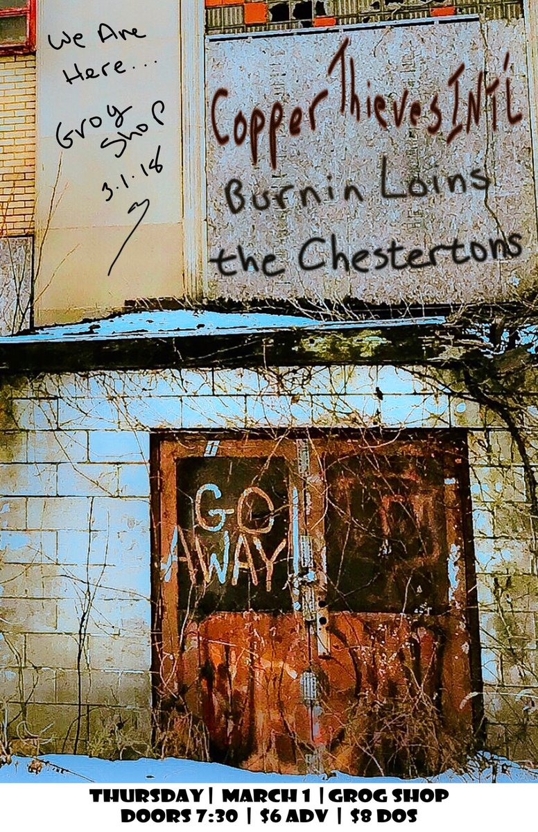 Here’s the haps, it might get loud ... <a href="/thegrogshop/">thegrogshop</a>