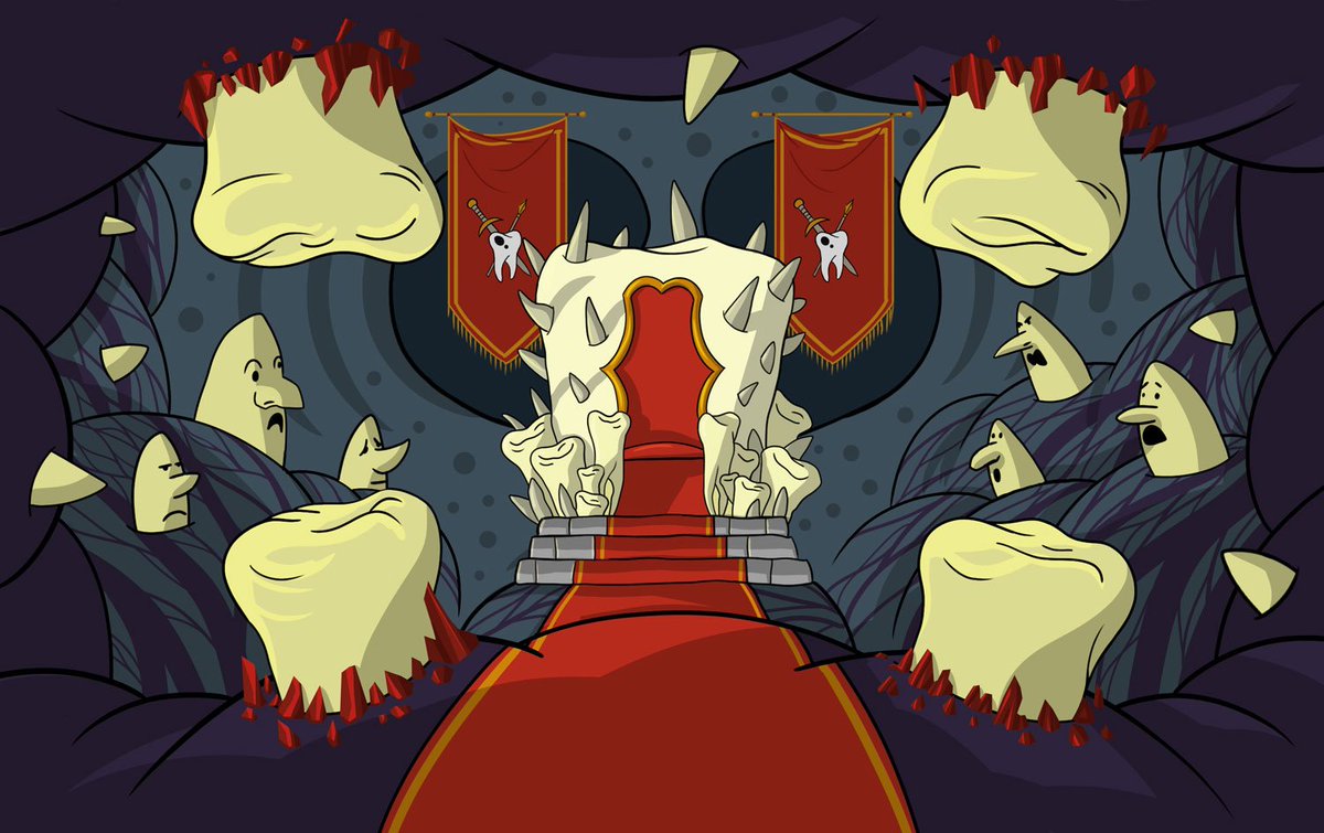 OrcDentist's tweet photo. The Royal Chamber of Toothpain! This is the place all #dentists of the world fight against and despise!
#gamedev #indiedev #screenshotsaturday #madewithunity #Dentist #DentalInfluencers #Videogame #videogames #mobile #gaming #MobileGaming #funny https://t.co/fcbmaa1dJt