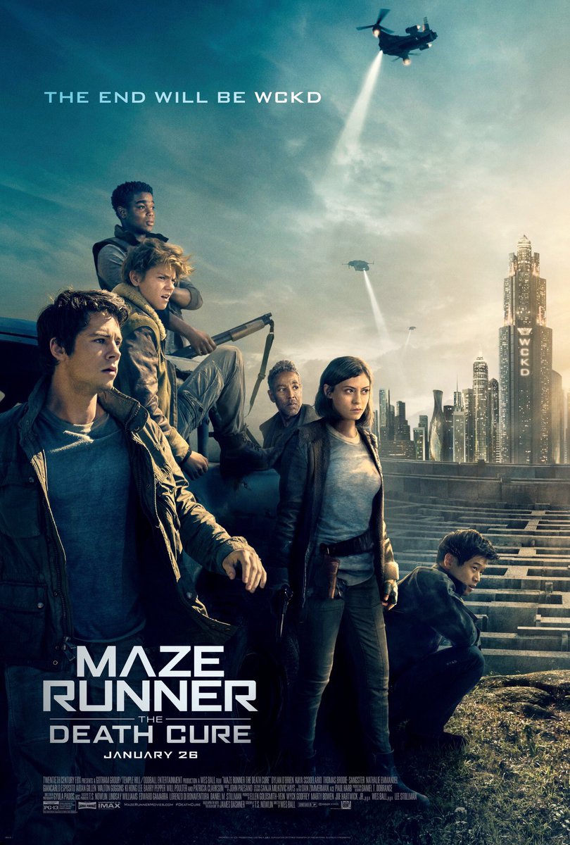 mazerunnerny's tweet photo. RT if you have seen or are planning on seeing Maze Runner: The #DeathCure! Let's show the world how powerful the Maze Runner family is! https://t.co/XIgCpLRXs3