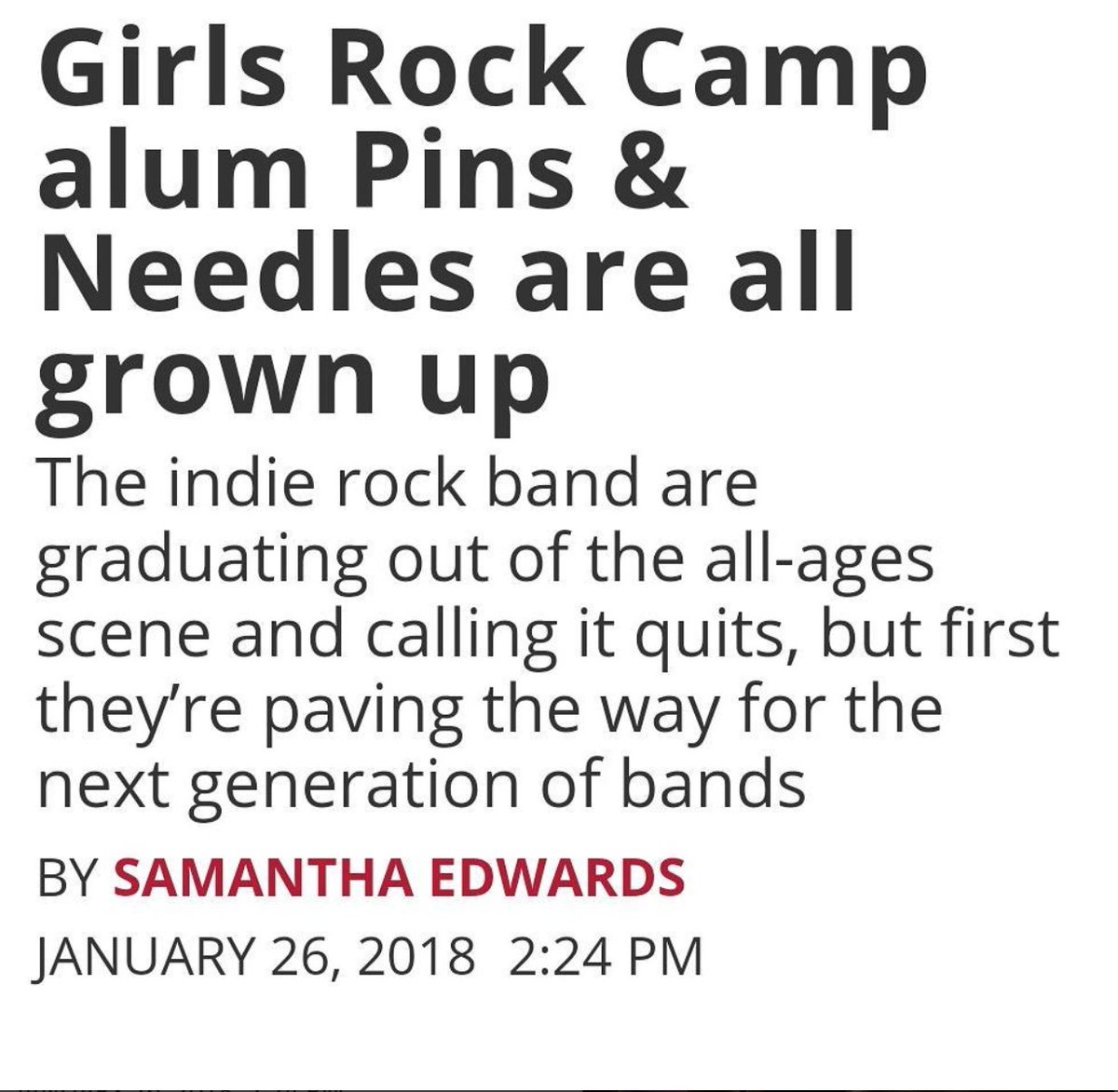 We spoke to <a href="/nowtoronto/">Now Toronto</a> about our goodbye show tonight, <a href="/girlsrockcampTO/">Girls Rock Toronto</a> and the future of the all-ages music scene✨ Check it out: nowtoronto.com/music/features…