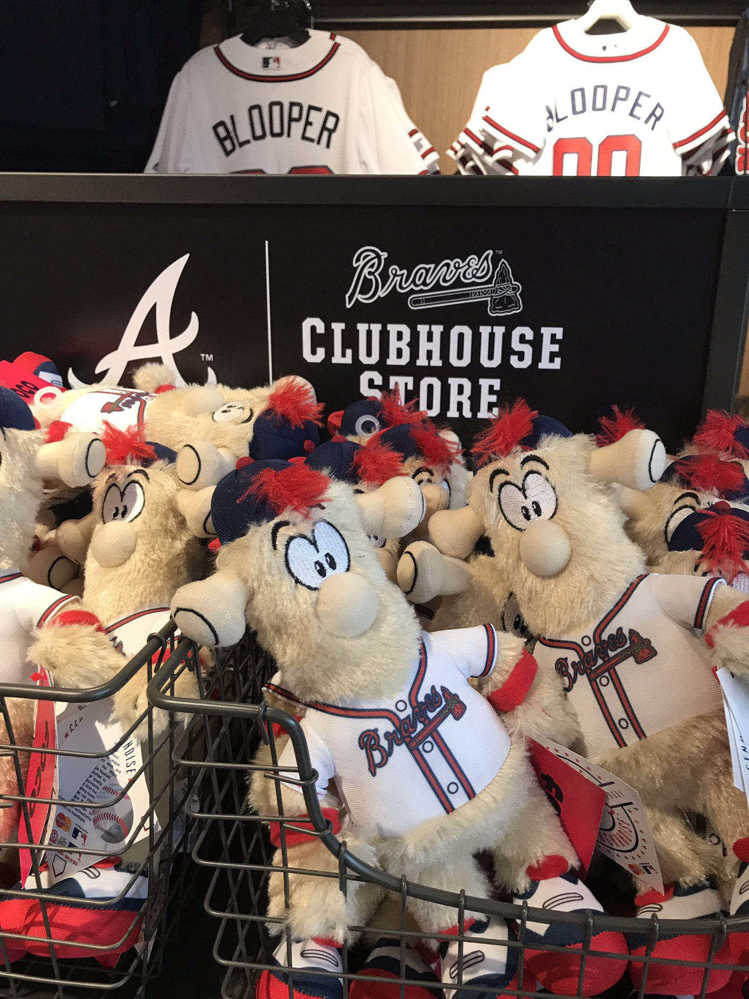 Braves Retail on X: The new mascot is BLOOPER! Merchandise