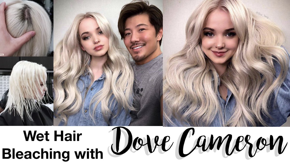 Guy Tang On Twitter Wet Hair Bleach With Dovecameron Youtube